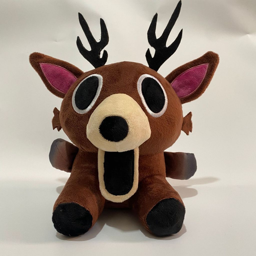 99 Nights In The Forest Deer Plush Toy With Short Pile Fabric For Kids Playroom Decor