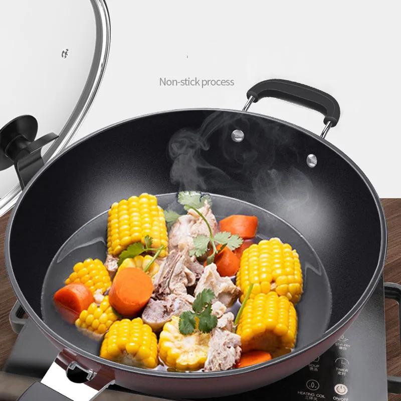 Oală Oală antiaderentă Tigaie de uz casnic Aragaz cu inducție Aragaz pe gaz Universal