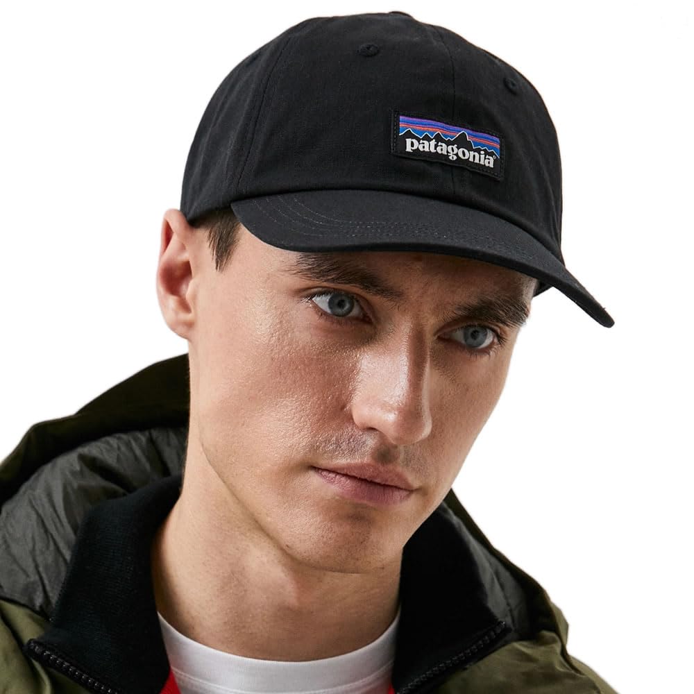 Patagonia Label Trad 38296 P-6 Cap, Black,