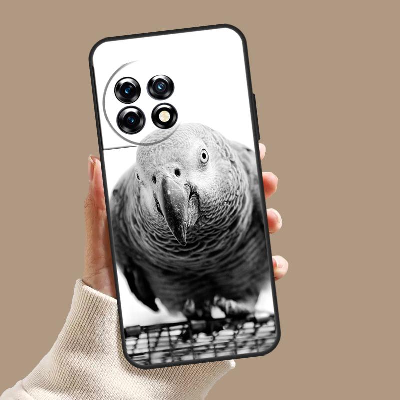 

African Grey Parrot Case For OnePlus Nord 5 CE 4 3 Lite N20 N30 OnePlus 15 13 12 11 8 9 10 Pro 12R 13T 13R Cover OnePlus Nord CE3Lite