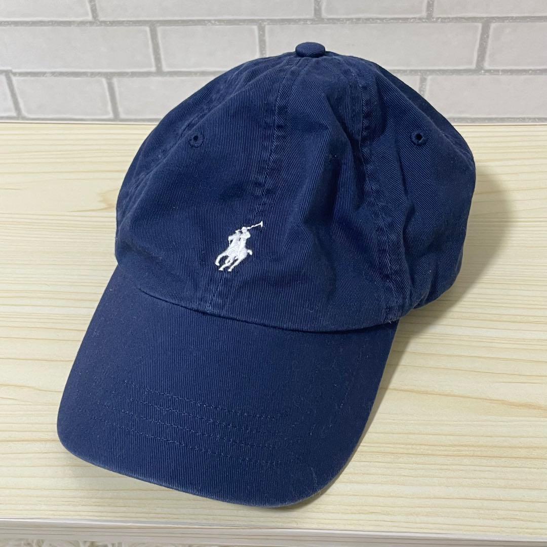Used Polo Ralph Lauren Hat Cap Navy Polo Ralph Lauren