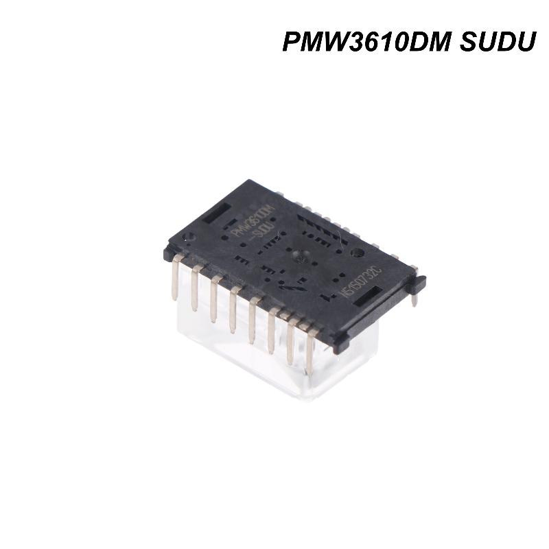 1 Set IC PMW3610DM PMW3610 mit Linse LM18 Optischer Maussensor PMW3610DM-Sudu und LM18-LSI Linse Kabelloser Laser-Maus-Sensor