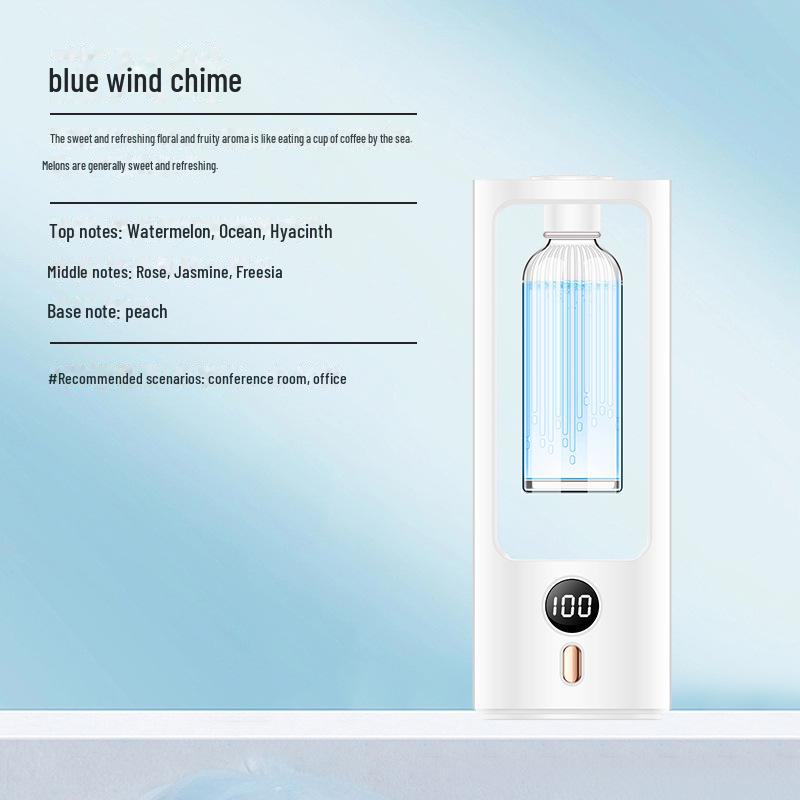 

Автоматический ароматический распылитель - Долговечный освежитель воздуха для помещений, гостиниц, ванных комнат и туалетов machine with blue bell essential oil