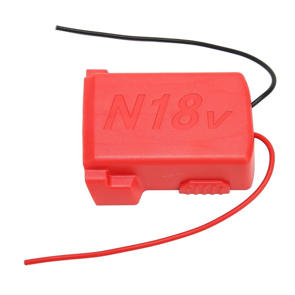 Secure Battery Adapter Compact Portable Dock Power Connector with Wires for 18V Lithium Battery
