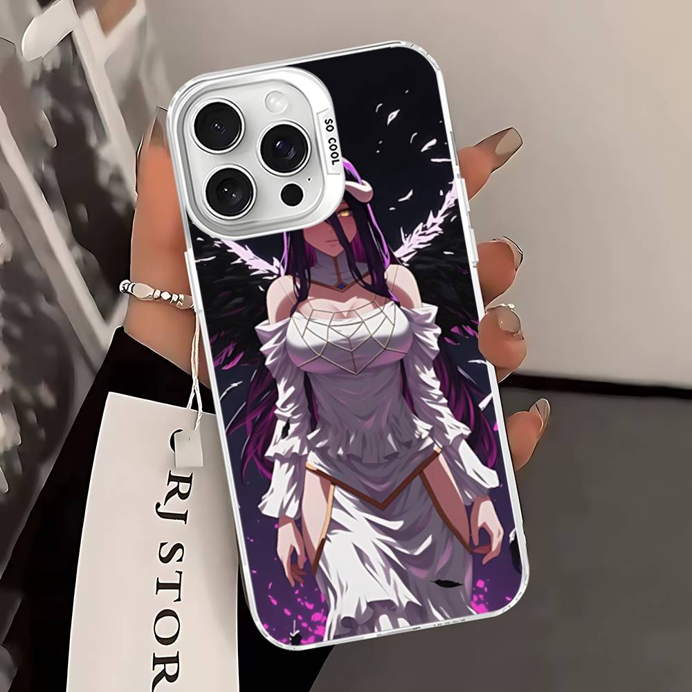 

Cartoon Anime A-AlbedoS Phone Case For IPhone 16 15 14 13 12 11 17 Pro MAX Plus Pro Matte Shockproof Cover iPhone 13