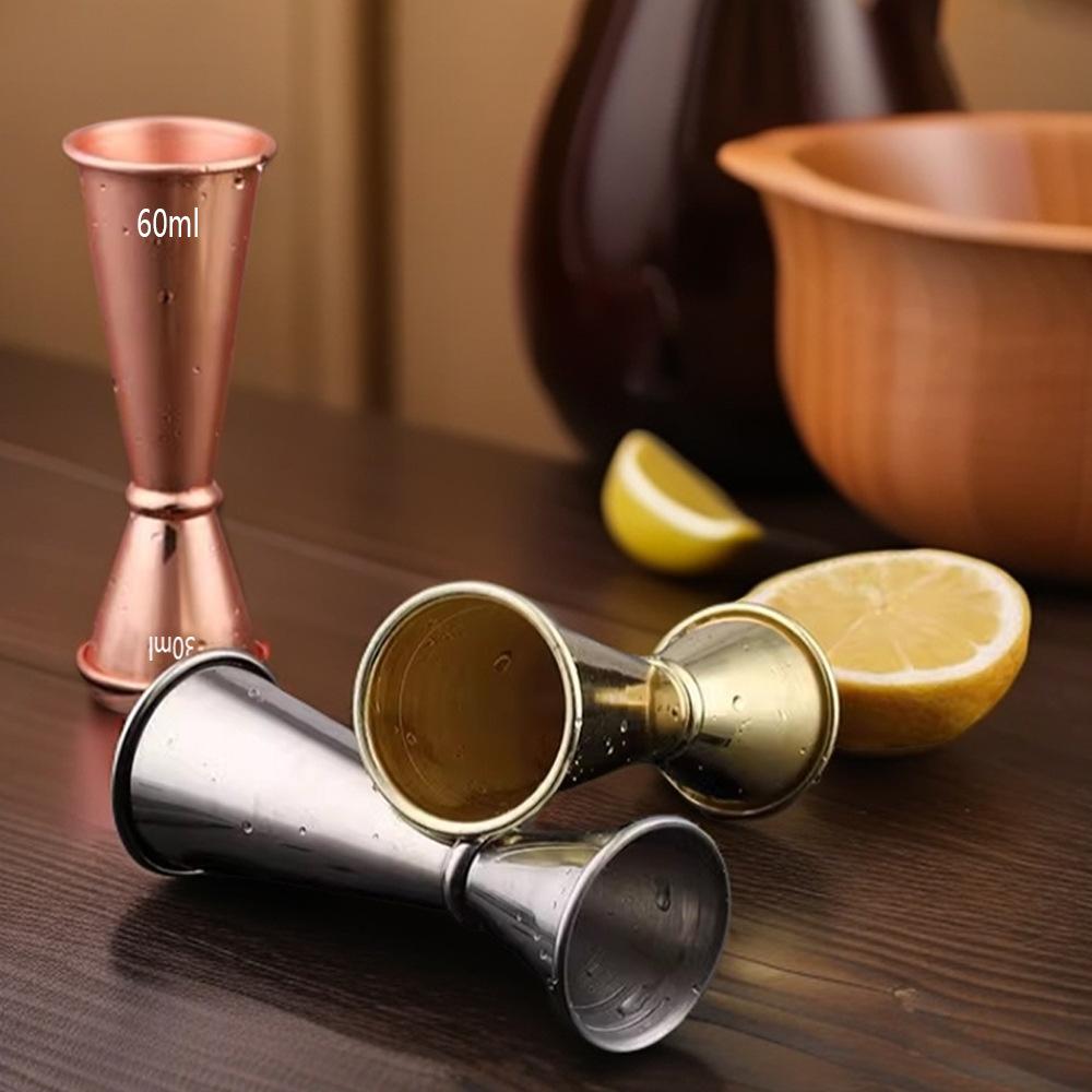 2026 Neuer Dual Shot 304 Edelstahl Messbecher Cocktail Shaker Getränke Spirituosen Messbecher Jigger Küche Bar Barzubehör Werkzeuge Li