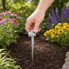 5PCS Silver Lawn Sprinkler Spike Base Zinc Alloy Lawn Sprinkler Spike for Yard  Plant Watering