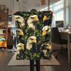 Eagle and Plants,pattern Flannel Blanket, High quality Comfortable for All Seasons, Home Decor, Warmth and Comfort, Perfect for Gifts.