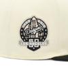 New Era 59FIFTY Los Angeles Dodgers ONSPOTZ LA Size 1 7 59Fifty Up Side Down Side MLB Los Angeles Dodgers Cap, Exclusive, Chrome/Black, 3/4, Patch,