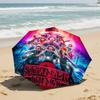 1 PC Automatic Folding Umbrella-Stranger Things Pattern, Portable & Foldable Design with 8 Ribs, Christmas Birthday Gifts