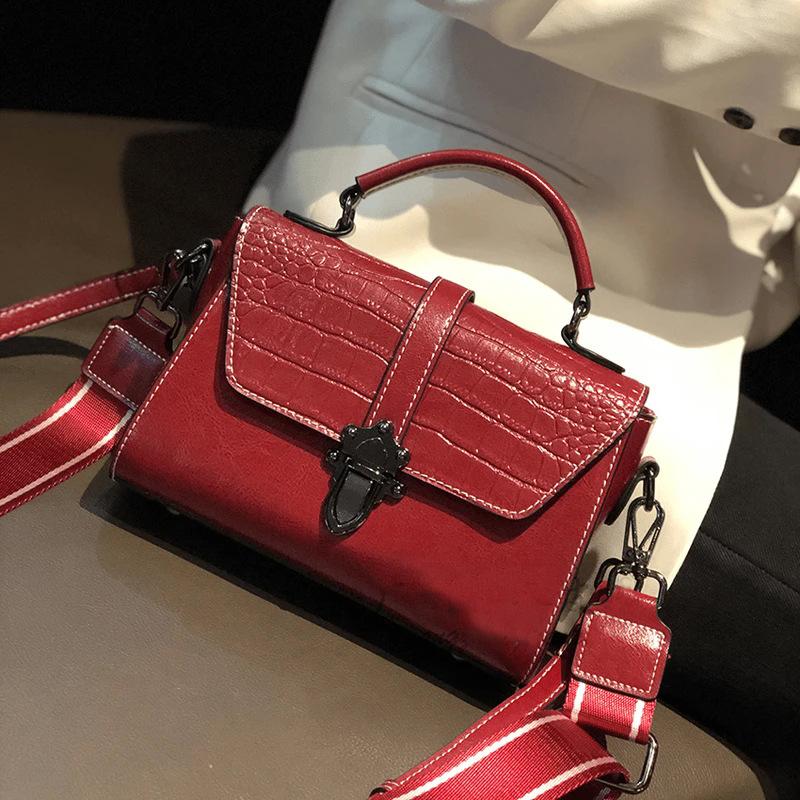 Fashionable and Versatile Leather Handbags, Trendy Single-shoulder Women's Bags, and Casual Leather Crossbody Bags for Ladies