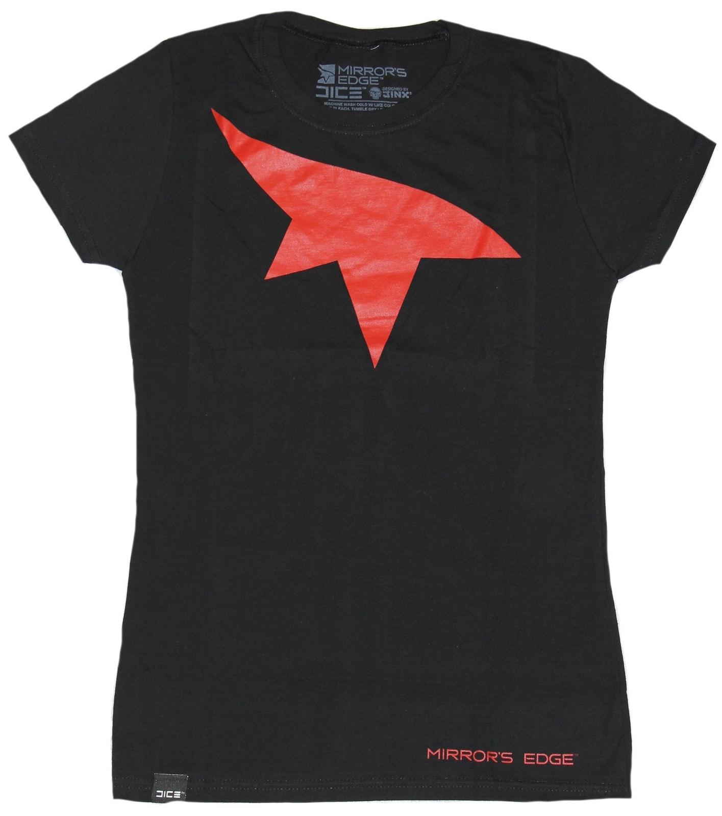 Mirror s Edge Girls Juniors T-Shirt - Red Eye Tattoo Logo Pic XXL