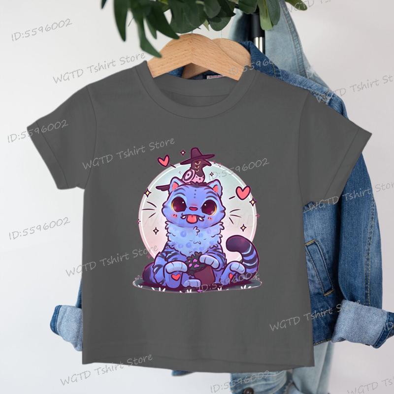 Cotton Kids T-shirt K-Pop Demon Hunters Tiger Shirt Fans Gift Toddler Girl Boy KPop Demon Hunters Tiger Short Sleeve Tshirt 2025