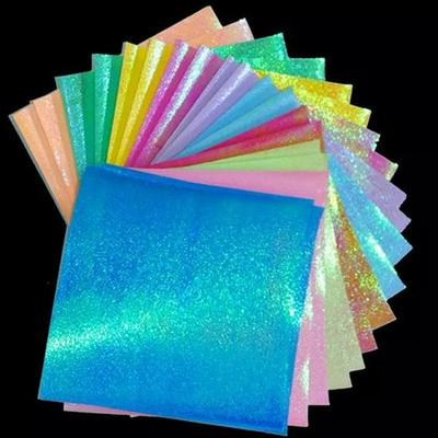 Popular Pearlescent Glitter Origami Paper for Children's Crafts - Square Art Paper