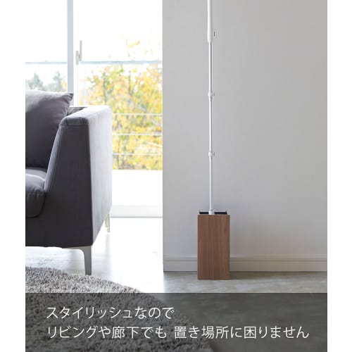 Yamazaki Floor Wiper Stand, Lin Brown, 3178
