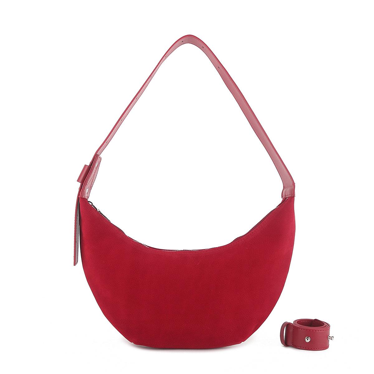 

Women s Y2K Retro Cowhide Crescent Crossbody Hobo Bag - Autumn/Winter Style