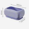 Creative Round Corner Tissue Box Coffee Table Desk Decoration Minimalism Silica Gel Tissue Box Bedside Table Paper Towel Case