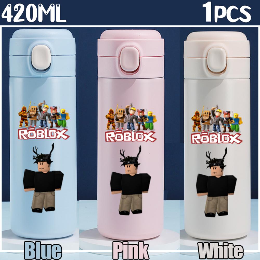 420ML Gourde Roblox Game Straight Drinking Cup Anime Water Bottle DynaBlocks 304 Stainless Steel Thermos Cup Holiday Gifts
