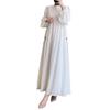2025 Autumn Women's Muslim Lantern Sleeve Dress - Elegant and Comfortable