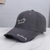 Adjustable Cotton Baseball Cap With Embroidery Letter Design For Men And Women Sun Protections Outdoor Activity