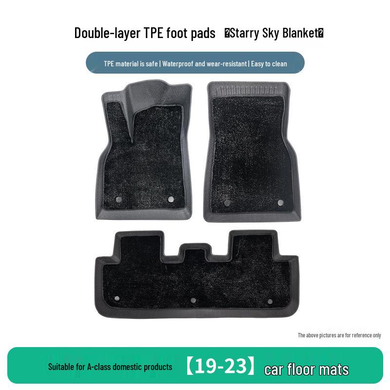 Durable TPE Waterproof Custom Fit Floor Mats for 2019-2023 Mercedes-Benz A-Class
