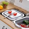 3-in-1 Foldable Cutting Board & Wash Basin with Drain