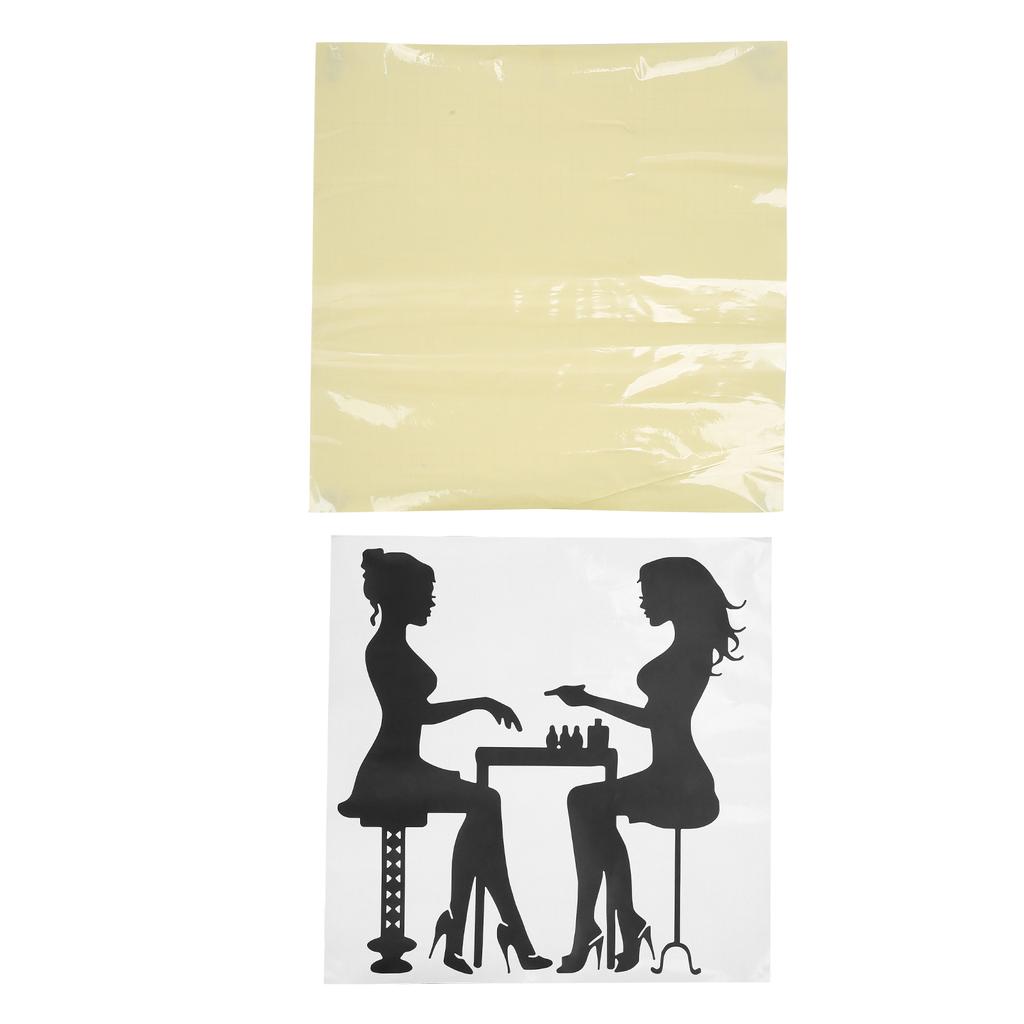 Decoration Nail Art Salon Wall Sticker Shop Window Nail Art Manicure Art Sticker Ornament
