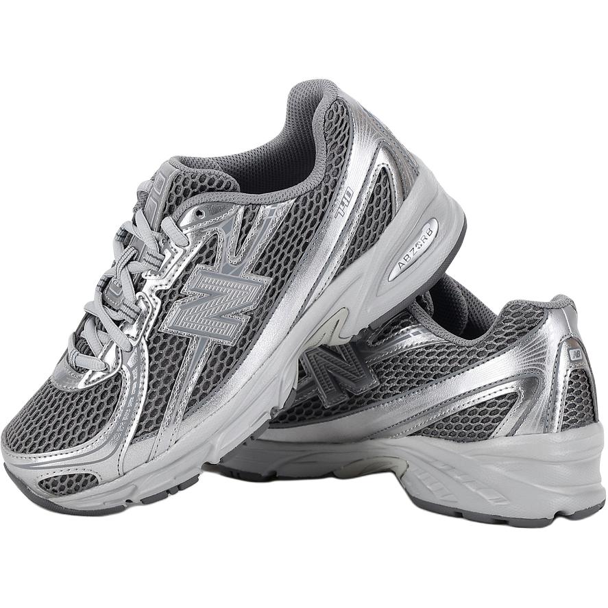 New Balance NB 740 Comfortable Simple Versatile Non-Slip Durable Low-Top Casual Shoes Kids sneaker Silver GR740MG