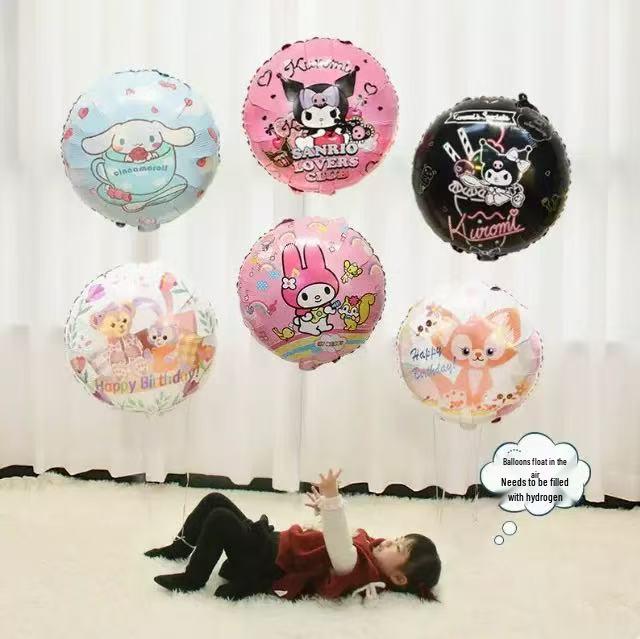 Cartoon Animal & Fruit Helium Balloons for Baby Tracking 
