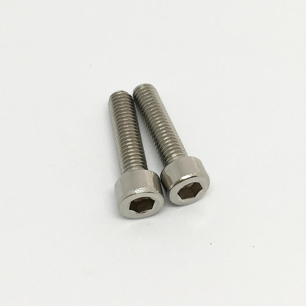 10pcs Bike Bicycles Water Bottle Cage Bolts M5*20mm Stainless Steel Threaded Screws for Stem/Bottle Holder Bracket Rack Cycling 6