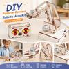 DIY Wireless Remote Control Mechanical Arm Kit Educational Assembly Model for STEM Learning and Robotics Practice Projects