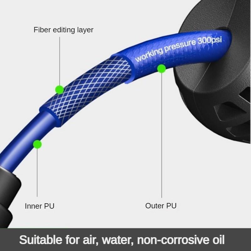 Automatic Retractable Hose Pipe Reel Automotive Maintenance And Beauty Tube Winder Wall Mounted Water Drum
