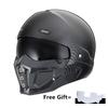 2025 New Scorpion Helmet Retro Motorcycle Cascos Moto Locomotive Personality Multi-purpose Combination Half Open DOT Approved
