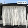 Car Sun Shade Blackout Curtains - Baby Window Protection with Suction Cup Mesh for Side Privacy
