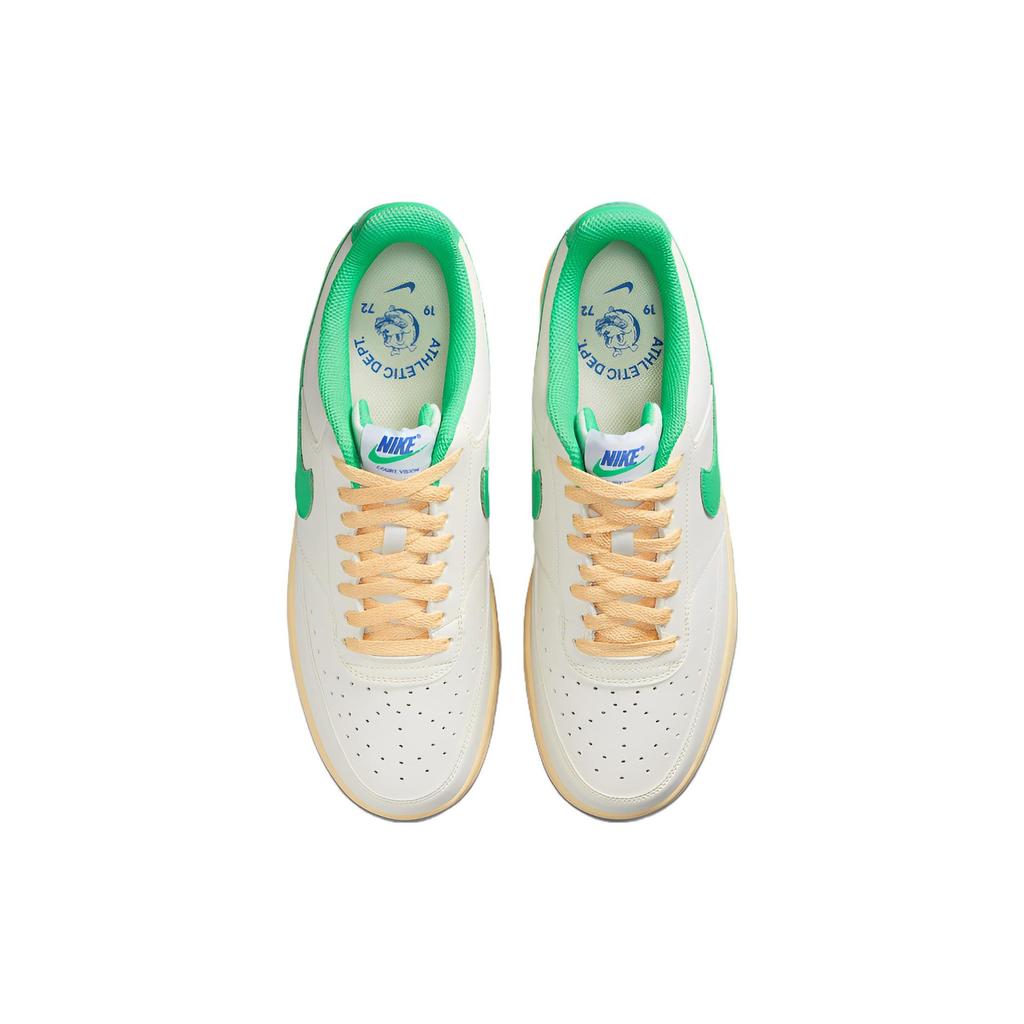 Nike Court Vision Low Sail Electric Algae Unisex Sneakers Cream Pale-Vanilla Medium-Blue FJ5437-133
