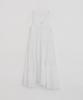Loutaideu Sleeveless Shirring Dress [White]