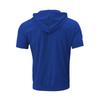 2024 Men's Summer Short-Sleeve Hoodie Henley Shirt for European & American Styles