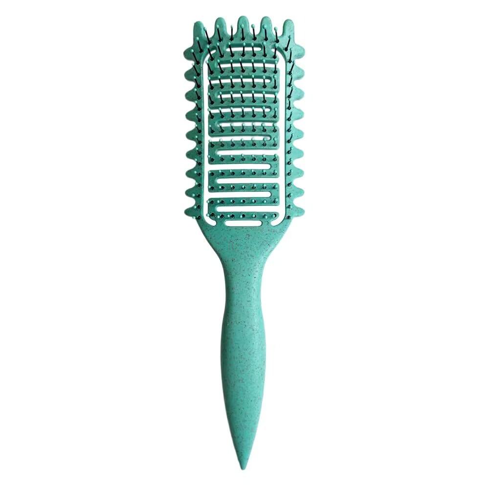 1Pc Curl Define Styling Brush Curling Comb Hair Massage Hairbrush for Salon Hairdressing Tools Reduces Pulling And Easy To Use