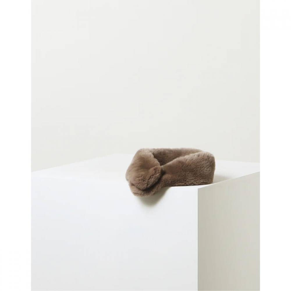 DakS Women S Muffler Brown Rex Fur Dcmu6f986w3