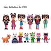 Set of 13 Gabby's Dollhouse Figures & Gashapon Dashboard Micro Landscapes