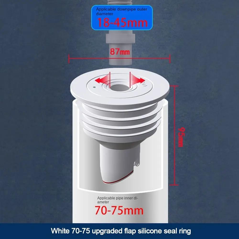 Bathroom Accessories Colander Seal Stopper Sewer Shower Drainer Pipe Sealing Ring Water Pipe Plug Floor Drain Drain Cover