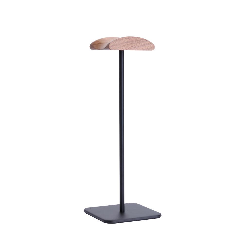 Walnut Wood & Aluminum Alloy Over-Ear Headphone Stand