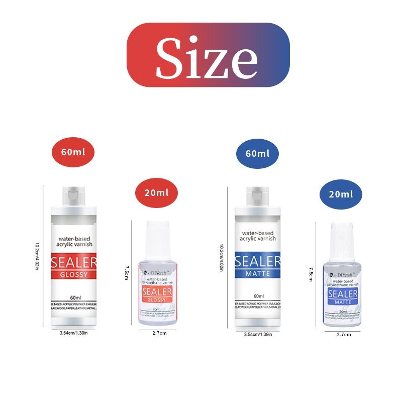 20/60ml DIY Epoxy Resin Waterproof Protect Brightening Gel Sealant Mold Polishing Oil Jewelry Making Tool