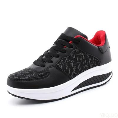 Sneakers da donna Nuove scarpe traspiranti Impermeabili Zeppa con plateau Sneakers da donna Scarpe casual da donna Ballo swing