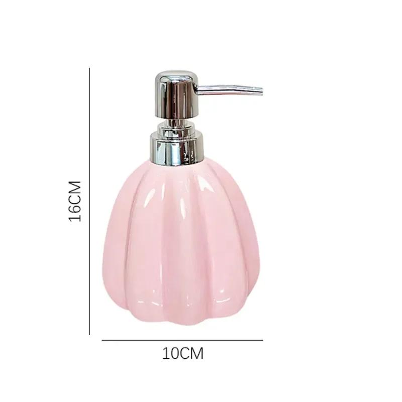 Soap Dispenser Creative Lotion Bottle Household Toilet Shower Gel Hand Wash Liquid Press Split Bottle Ceramic  Shampoo Dispenser
