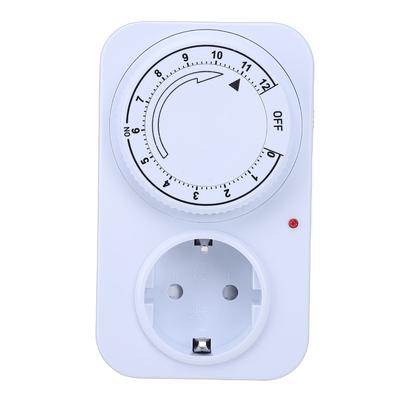 Countdown Timer Outlet 4800W 16A IP44 30 Minute Interval 12 Hour Mechanical Timer Socket