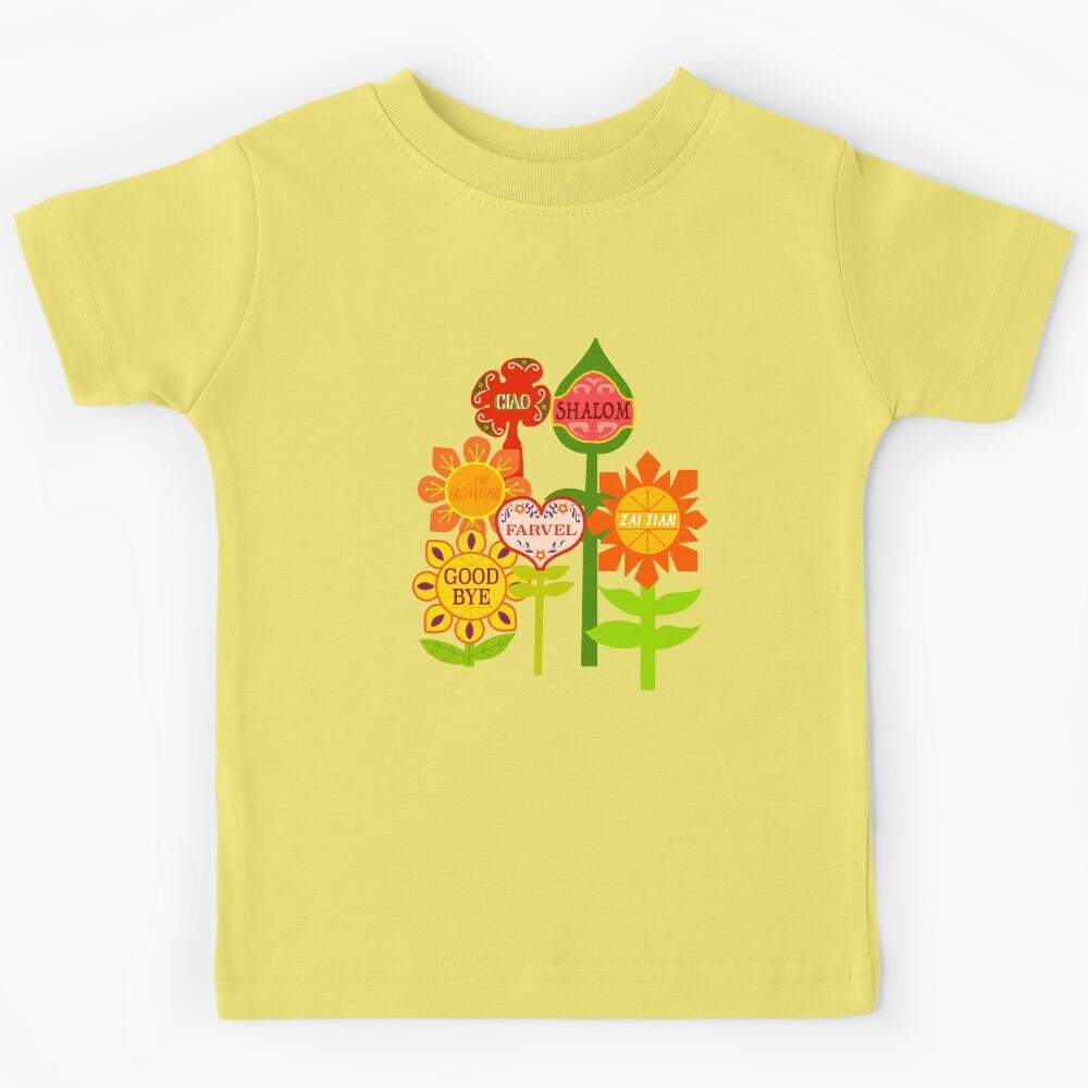 It s A Small World Goodbye Room Flowers Kids T-Shirt 170