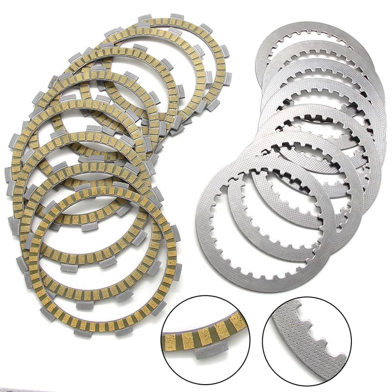 Motorcycle Clutch Friction Disc Plate Kit For Suzuki GSX600 Katana GSX750F GSX750W GSF650 GSF650S Bandit 21441-37430 21442-37401