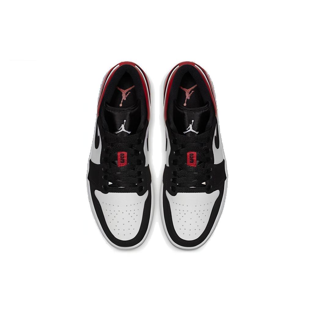 Air Jordan 1 Low 'Black Toe' Men's 553558-116