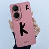 For Huawei Nova Y73 4G Lucky Initial Letter Phone Case For Huawei Nova Y73 NovaY73 4G Soft Silicone Back Cover Shockproof Bumper